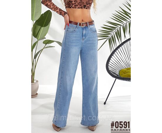 Жіночі джинси палацо розмірний ряд 25,26,27,28,29,30 "PARTNERS" недорого від прямого постачальника, зображення 5