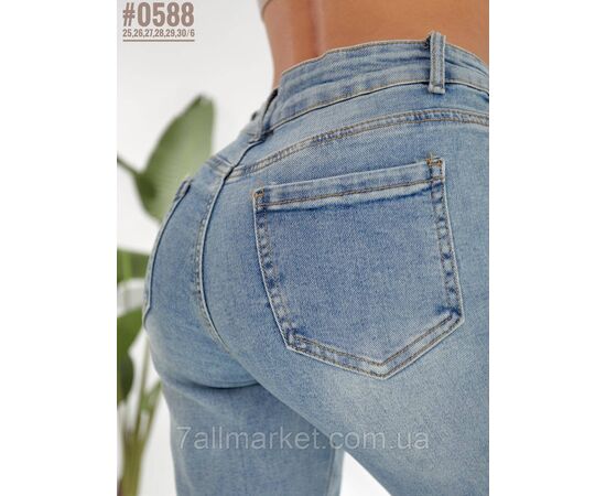 Жіночі MOM Jeans розмірний ряд 25,26,27,28,29,30 "PARTNERS" недорого від прямого постачальника, зображення 4