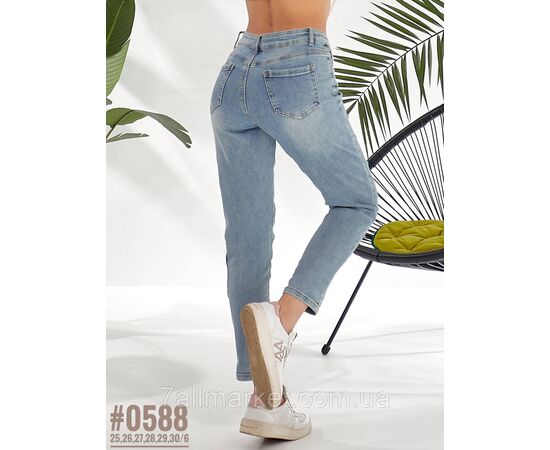 Жіночі MOM Jeans розмірний ряд 25,26,27,28,29,30 "PARTNERS" недорого від прямого постачальника, зображення 5