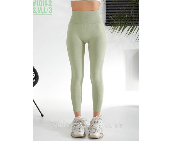 Жіночі лосини з ефектом push up і високою посадкою розмірний ряд S, M, L "PARTNERS", зображення 4