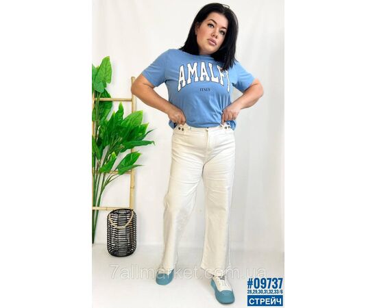 Джинси труби стрейч розмірний ряд 28,29,30,31,32,33 "PARTNERS" недорого від прямого постачальника, зображення 2