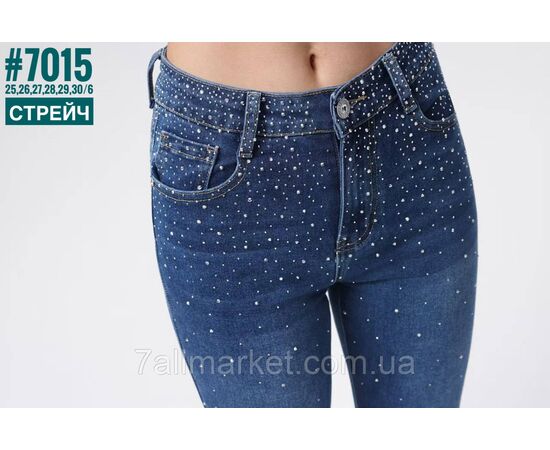 Жіночі джинси зі стразами розмірний ряд 25,26,27,28,29,30 "PARTNERS" недорого від прямого постачальника, зображення 3
