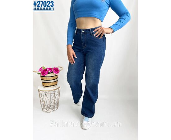 Джинси палаццо розмірний ряд 25,26,27,28,29,30 "PARTNERS" недорого від прямого постачальника, зображення 3
