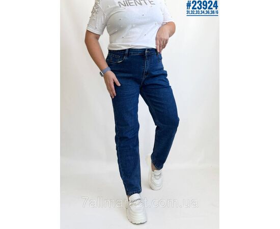 Джинси жіночі mom fit розмірний ряд 31,32,33,34,36,38 "PARTNERS" недорого від прямого постачальника, зображення 3