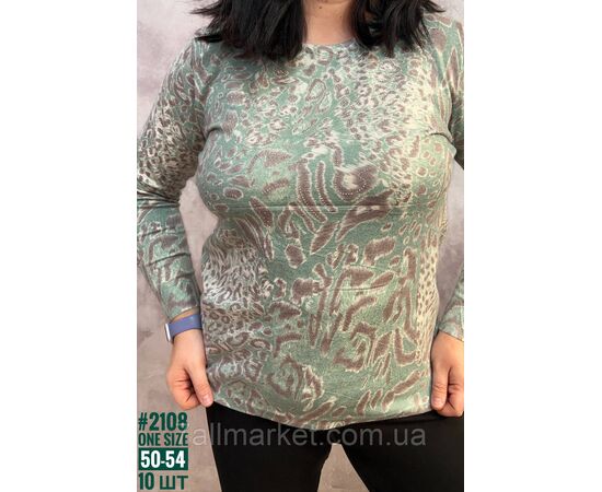 Жіночий джемпер із тонкого кашеміру універсального розміру 50-54 "PARTNERS" недорого від прямого постачальника, зображення 2