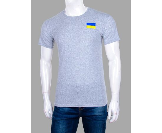 Фотография Футболка мужская 1915 grey р.50-58 "Алия" недорого оптом от прямого поставщика, изображение 2