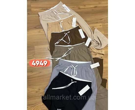 Штани жіночі молодіжні широкі розміри M-2XL (мікс) "STELLA" недорого від прямого постачальника, зображення 2