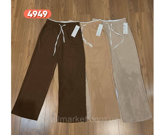 Штани жіночі молодіжні широкі розміри M-2XL (мікс) "STELLA" недорого від прямого постачальника, зображення 3