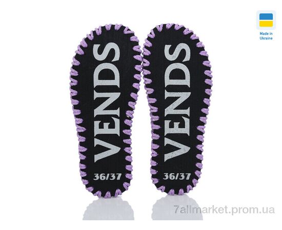 Фотография Тапки женские для дома Весна/осень 299W сірий (9 пар р.36-41) "Active" недорого оптом от прямого поставщика, изображение 3