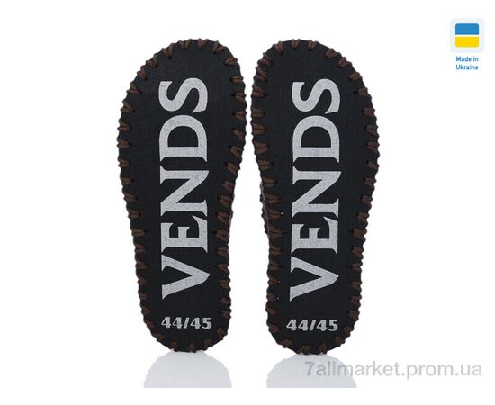 Тапки чоловічі домашні Весна/осінь 346M коричневий (9 пар р.40-45) "Active" недорого оптом від прямого постачальника, зображення 3