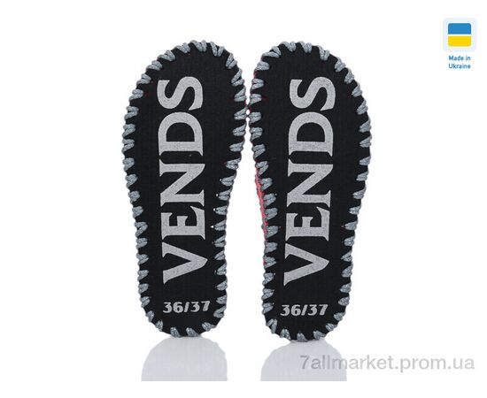 Тапки жіночі для будинку Весна/осінь 271W червоний (9 пар р.36-41) "Active" недорого оптом від прямого постачальника, зображення 3