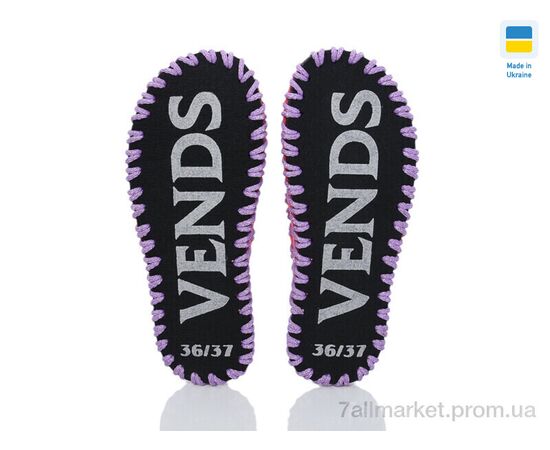 Тапки жіночі для будинку Весна/осінь 266W червоний (9 пар р.36-41) "Active" недорого оптом від прямого постачальника, зображення 3