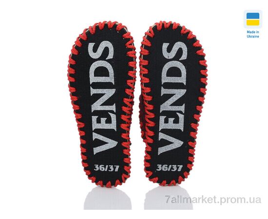 Тапки жіночі для будинку Весна/осінь 237W бордо (9 пар р.36-41) "Active" недорого оптом від прямого постачальника, зображення 3