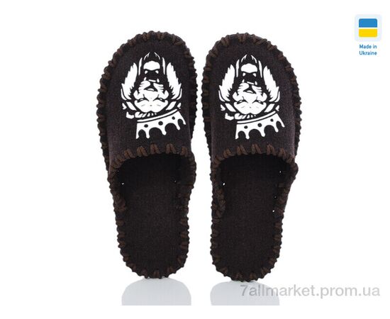 Тапки жіночі для будинку Весна/осінь 328M коричневий (9 пар р.40-45) "Active" недорого оптом від прямого постачальника, зображення 2