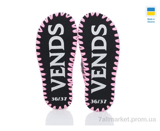 Тапки жіночі для будинку Весна/осінь 260W сірий (9 пар р.36-41) "Active" недорого оптом від прямого постачальника, зображення 3