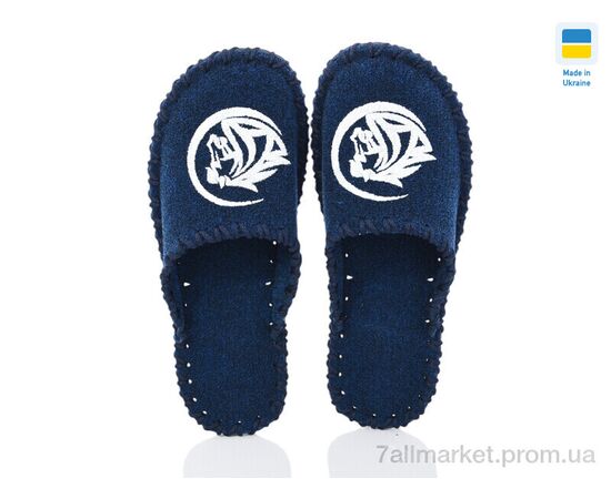 Тапки чоловічі домашні Весна/осінь 308M синій (9 пар р.40-45) "Active" недорого оптом від прямого постачальника, зображення 2