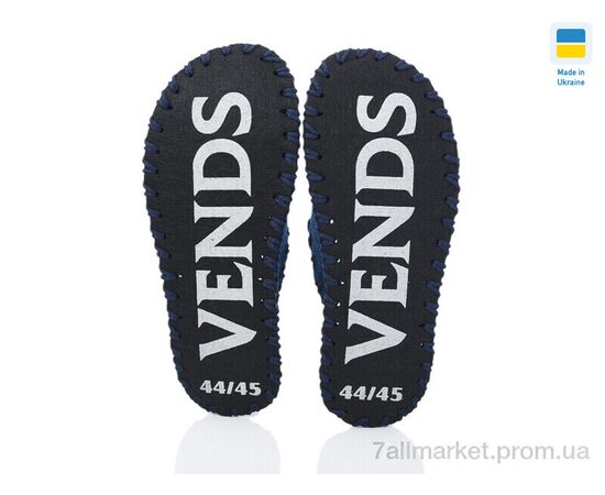 Тапки чоловічі домашні Весна/осінь 308M синій (9 пар р.40-45) "Active" недорого оптом від прямого постачальника, зображення 3
