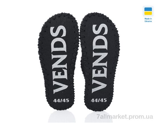 Тапки чоловічі домашні Весна/осінь 385M чорний (9 пар р.40-45) "Active" недорого оптом від прямого постачальника, зображення 3