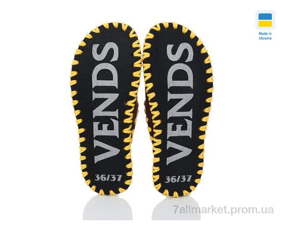 Тапки жіночі для будинку Весна/осінь 206W бордо (9 пар р.36-41) "Active" недорого оптом від прямого постачальника, зображення 3