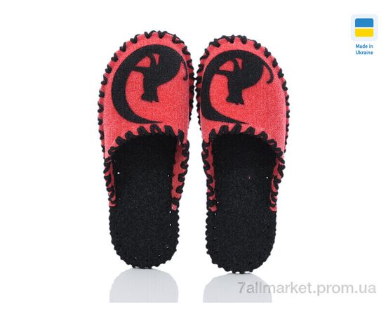 Тапки жіночі для будинку Весна/осінь 190 червоний (9 пар р.36-41) "Active" недорого оптом від прямого постачальника, зображення 2