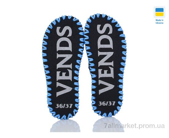 Тапки жіночі для будинку Весна/осінь 212W чорний (9 пар р.36-41) "Active" недорого оптом від прямого постачальника, зображення 3