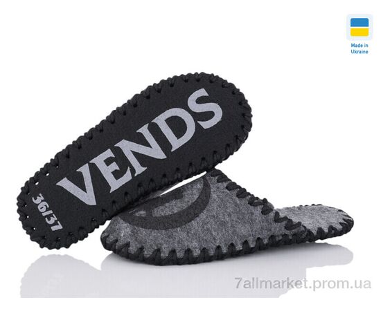 Тапки жіночі для будинку Весна/осінь 278W сірий (9 пар р.36-41) "Active" недорого оптом від прямого постачальника, зображення 3