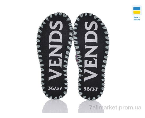 Тапки жіночі для будинку Весна/осінь 197W фіолет (9 пар р.36-41) "Active" недорого оптом від прямого постачальника, зображення 2