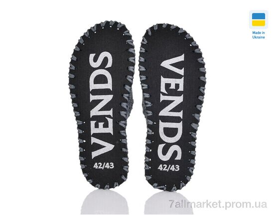 Тапки чоловічі домашні Весна/осінь 387M сірий (9 пар р.40-45) "Active" недорого оптом від прямого постачальника, зображення 2