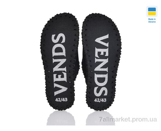 Тапки чоловічі домашні Весна/осінь 329M чорний (9 пар р.40-45) "Active" недорого оптом від прямого постачальника, зображення 2