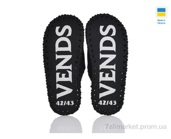 Тапки чоловічі домашні Весна/осінь 332M чорний (9 пар р.40-45) "Active" недорого оптом від прямого постачальника, зображення 2