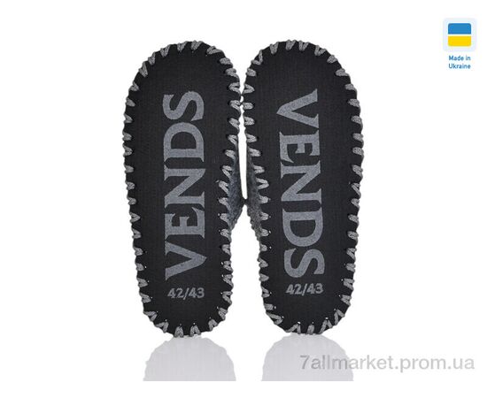 Тапки чоловічі домашні Весна/осінь 344M сірий (9 пар р.40-45) "Active" недорого оптом від прямого постачальника, зображення 2