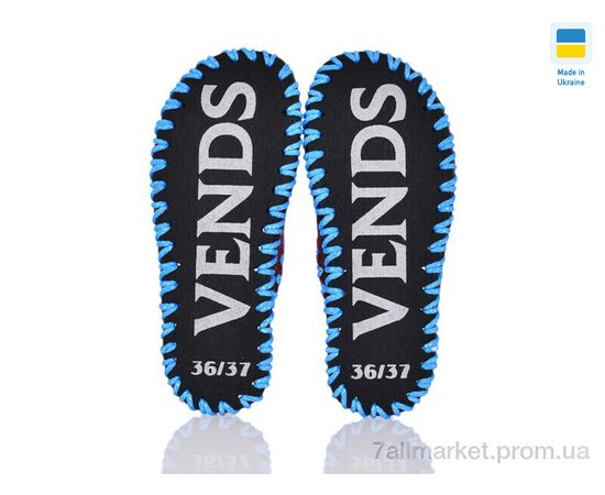 Тапки жіночі для будинку Весна/осінь 192W бордо (9 пар р.36-41) "Active" недорого оптом від прямого постачальника, зображення 2