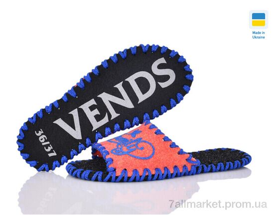 Тапки жіночі для будинку Весна/осінь 265W корал (9 пар р.36-41) "Active" недорого оптом від прямого постачальника, зображення 3