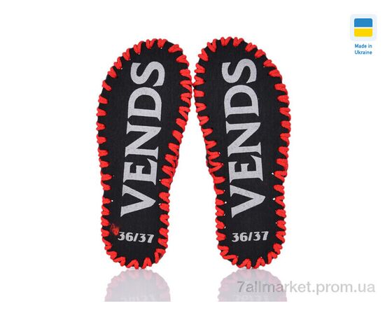 Тапки жіночі для будинку Весна/осінь 288W чорний (9 пар р.36-41) "Active" недорого оптом від прямого постачальника, зображення 2