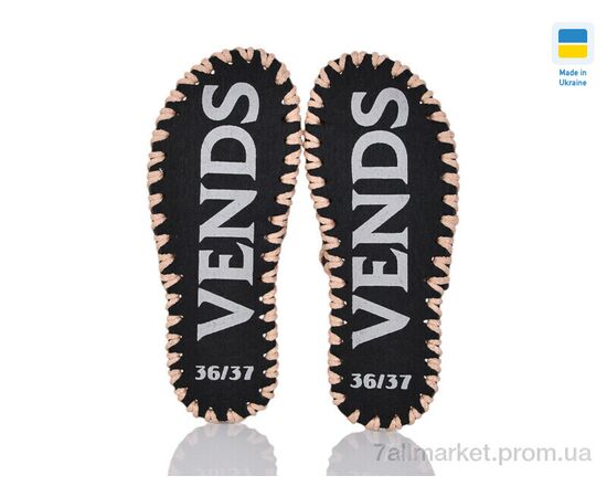 Тапки жіночі для будинку Весна/осінь 268W коричневий (9 пар р.36-41) "Active" недорого оптом від прямого постачальника, зображення 2