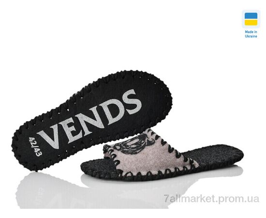 Тапки чоловічі домашні Весна/осінь 367M бежевий (9 пар р.40-45) "Active" недорого оптом від прямого постачальника, зображення 3