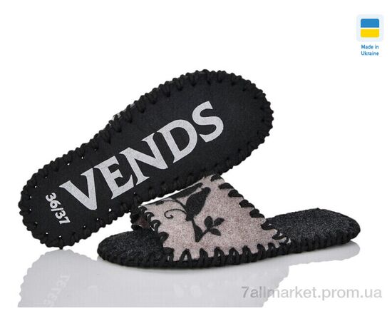 Тапки жіночі для будинку Весна/осінь 198W бежевий (9 пар р.36-41) "Active" недорого оптом від прямого постачальника, зображення 3