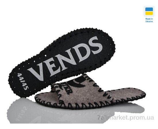 Тапки чоловічі домашні Весна/осінь 305M бежевий (9 пар р.40-45) "Active" недорого оптом від прямого постачальника, зображення 3