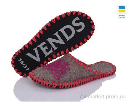 Тапки жіночі для будинку Весна/осінь 271W беж (9 пар р.36-41) "Active" недорого оптом від прямого постачальника, зображення 3