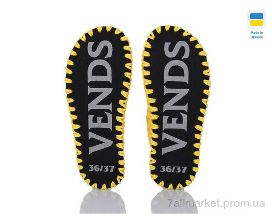 Тапки жіночі для будинку Весна/осінь 199W желтий (9 пар р.36-41) "Active" недорого оптом від прямого постачальника, зображення 2