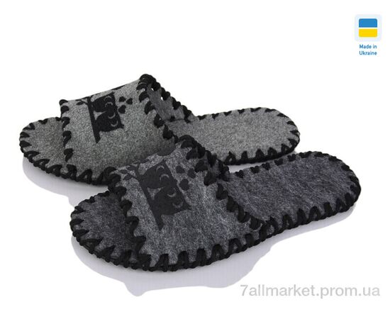 Тапки жіночі для будинку Весна/осінь 227W сірий mix (9 пар р.36-41) "Active" недорого оптом від прямого постачальника, зображення 2
