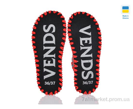 Тапки жіночі для будинку Весна/осінь 273W сірий (9 пар р.36-41) "Active" недорого оптом від прямого постачальника, зображення 2