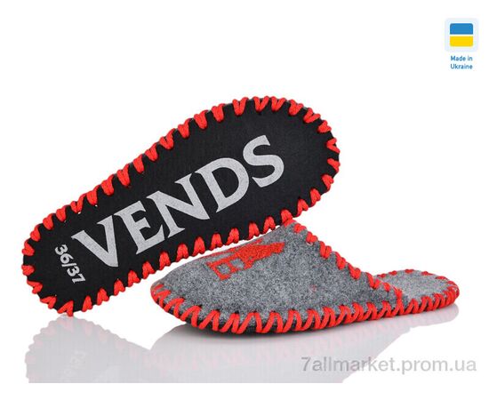 Тапки жіночі для будинку Весна/осінь 273W сірий (9 пар р.36-41) "Active" недорого оптом від прямого постачальника, зображення 3