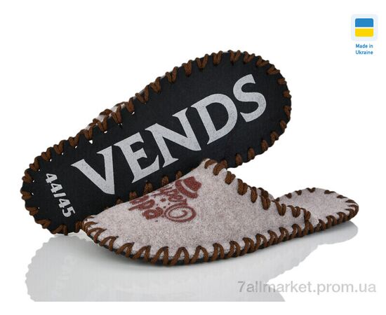 Фотография Тапки мужские домашние Весна/осень 390M беж (9 пар р.40-45) "Active" недорого оптом от прямого поставщика, изображение 3