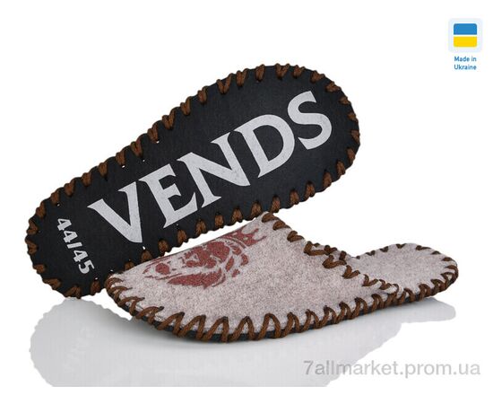 Фотография Тапки мужские домашние Весна/осень 328M беж (9 пар р.40-45) "Active" недорого оптом от прямого поставщика, изображение 3