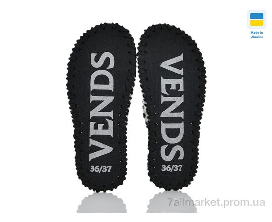 Тапки жіночі для будинку Весна/осінь 276W сірий (9 пар р.36-41) "Active" недорого оптом від прямого постачальника, зображення 2