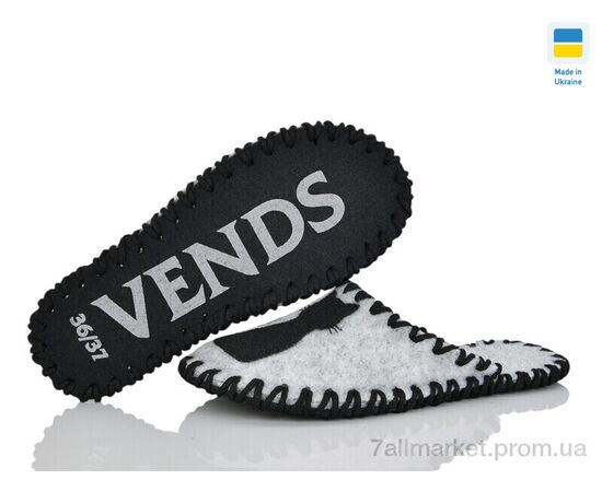 Тапки жіночі для будинку Весна/осінь 276W сірий (9 пар р.36-41) "Active" недорого оптом від прямого постачальника, зображення 3