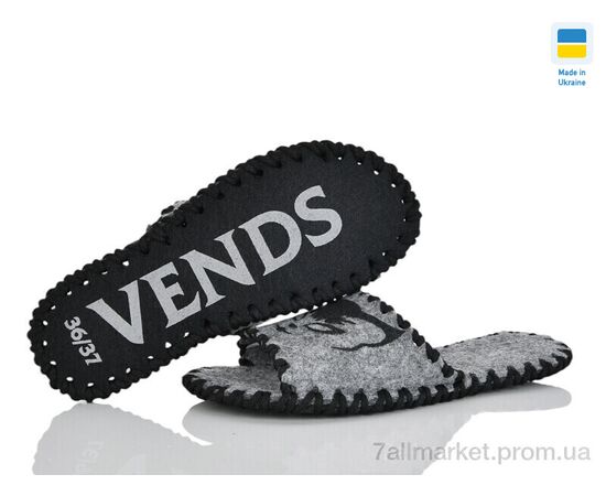 Фотография Тапки женские для дома Весна/осень 262W сірий (9 пар р.36-41) "Active" недорого оптом от прямого поставщика, изображение 3