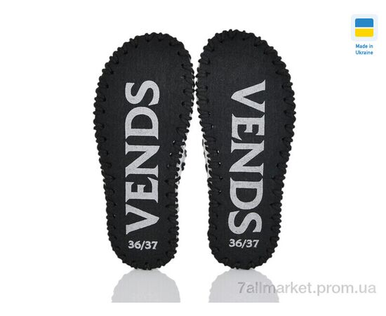 Тапки жіночі для будинку Весна/осінь 252W сірий (9 пар р.36-41) "Active" недорого оптом від прямого постачальника, зображення 2