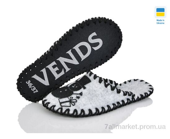 Тапки жіночі для будинку Весна/осінь 252W сірий (9 пар р.36-41) "Active" недорого оптом від прямого постачальника, зображення 3